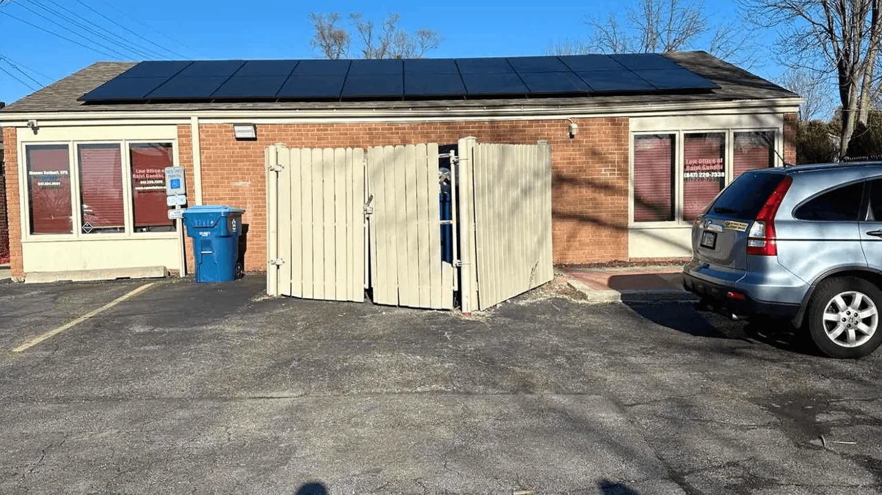Kothari Investments solar installation in Georgetown, IL, photo 3