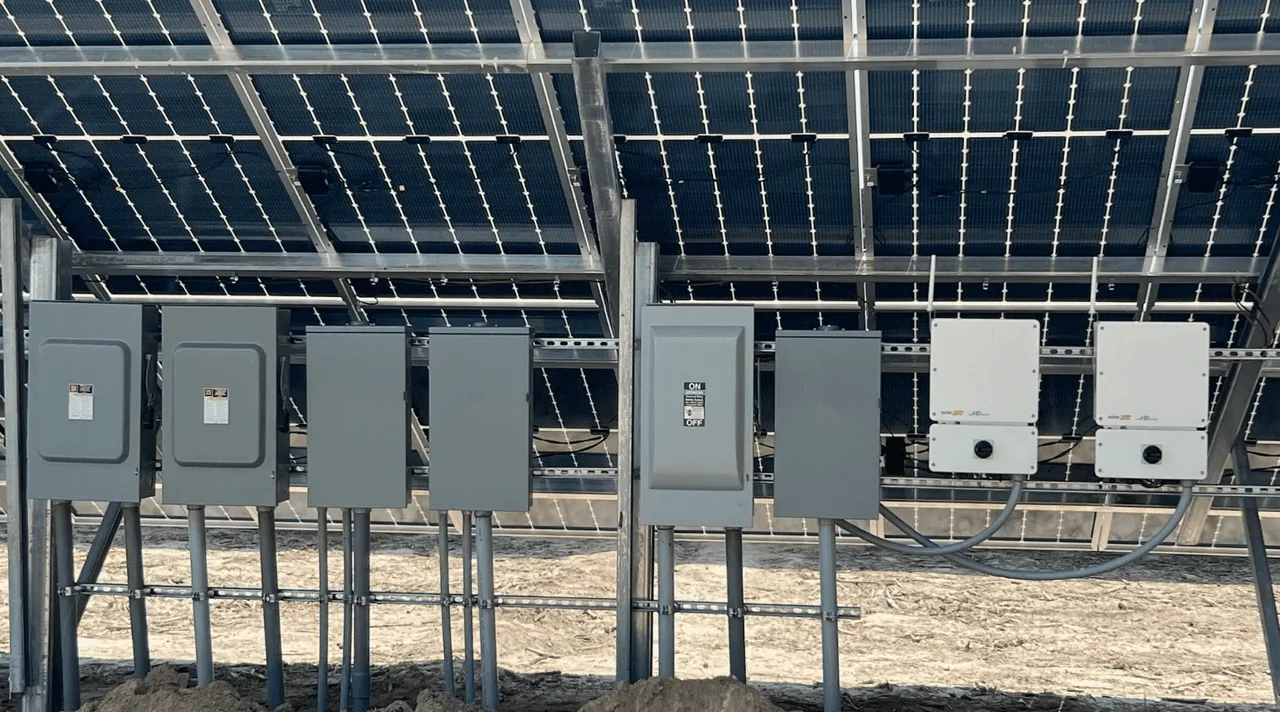 Rural Farms solar installation in Galesburg, IL, photo 1