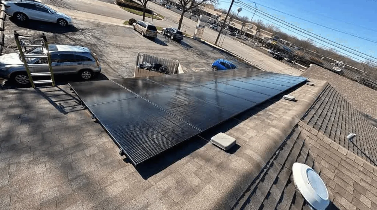 Kothari Investments solar installation in Georgetown, IL, photo 2